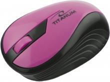 Actual product image Esperanza Titanum Mysz Bezprzewodowa Optyczna Tm114p Rainbow Różowa (Wireless)