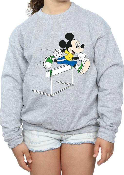 Actual product image Disney Girls Mickey Mouse Hurdles Sweatshirt (116)