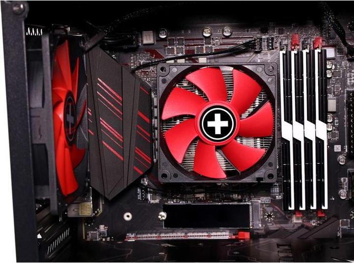 Actual product image Xilence Intel, 600-2200 ± 10% RPM, 65.4 CFM, 14 - A (25 mm)