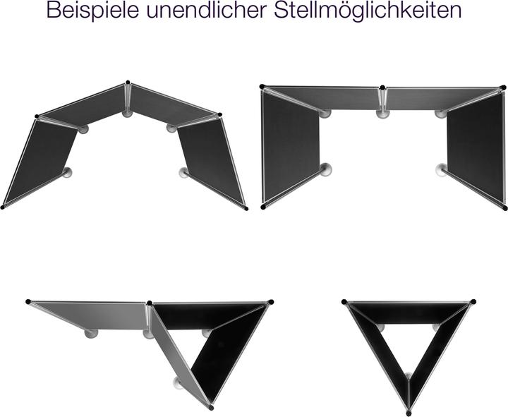 Produktbild Magnetoplan Stationäre Präsentationswand (390.5 x 180 cm)