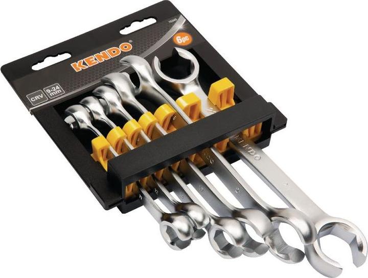 Image du produit Kendo Jeu de clés polygonales doubles modèle ouvert (24 mm)