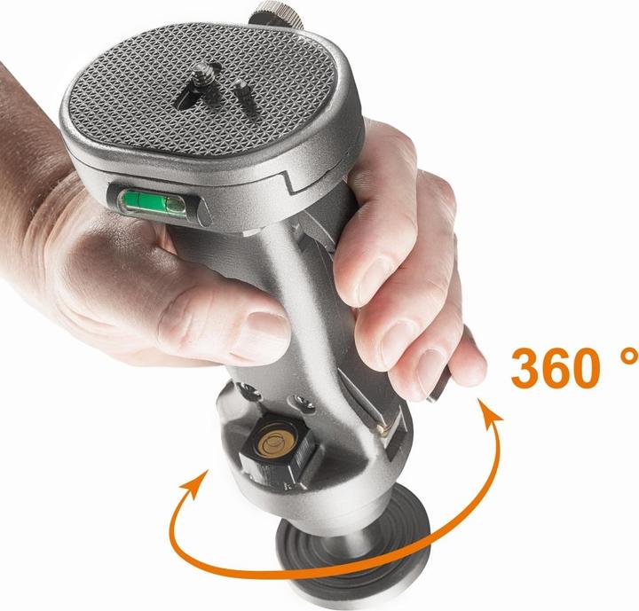 Actual product image mantona Basic ActionShot tripod head, joystick shape handle (Others)