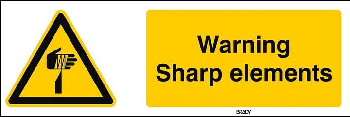 Produktbild Brady ISO Safety Sign - Warning