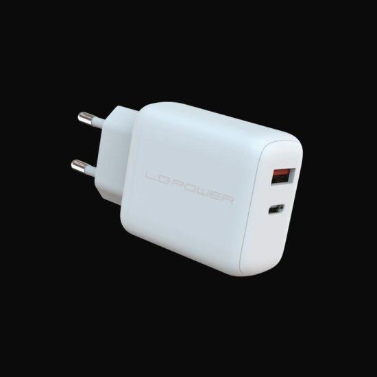 Actual product image LC-Power USB charger 45W LC-GAN-45 1xUSB-C 1xUSB-A (45 W)