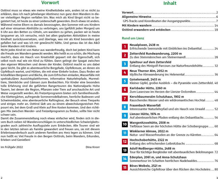 Produktbild Knorr:Erlebn Wandern m.Kindern Osttirol (Deutsch, Dina Knorr, 2022)