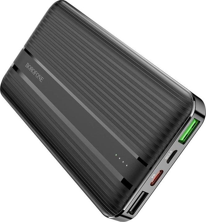 Borofone External battery Power Bank BJ9 Type-C PD + Quick Charge 3.0 (3A) 10000mAh black (10000 mAh)