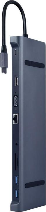 Gembird USB Type C multi port adapter 10 (USB-C, 10 Ports)