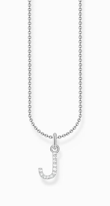 Immagine prodotto Thomas Sabo Catena con ciondolo a forma di lettera J - argento (Argento 925, 38 - 45 cm)
