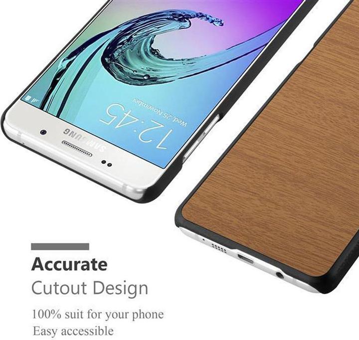 Actual product image Cadorabo TPU Wooden Cover (Samsung Galaxy A5 (2016))