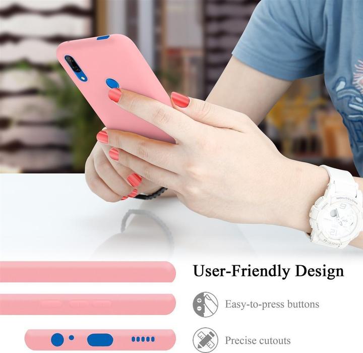 Immagine prodotto Cadorabo Copertura della cassa del silicone liquido TPU (Huawei P Smart+ (2019))