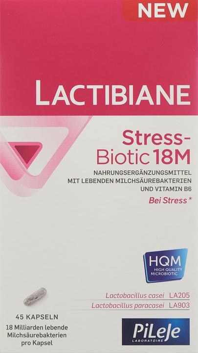 Produktbild Lactibiane Stress-Biotic 18M Kaps (45 Stück, Kapseln, 46 g)