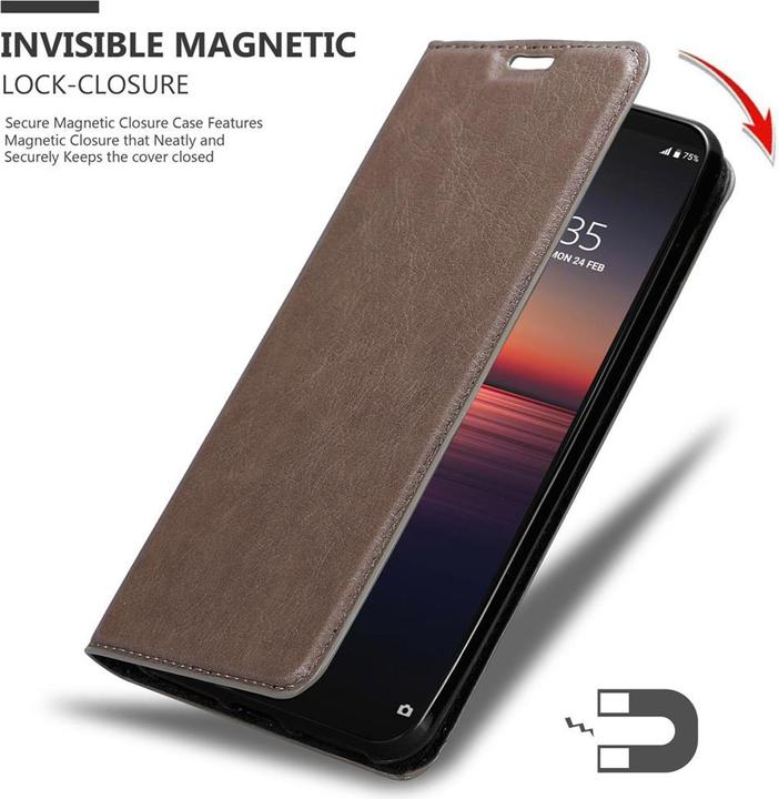 Produktbild Cadorabo Book Invisible Magnet Cover (Sony Xperia 1 II)