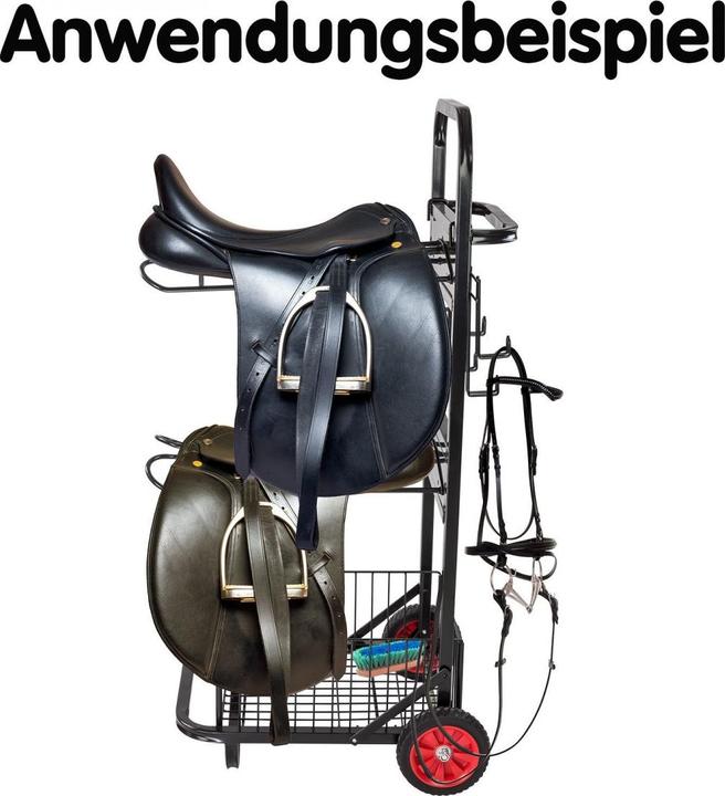 Image du produit Dema Chariot de selle Ascot / porte-selle pour chevaux / chariot de selle