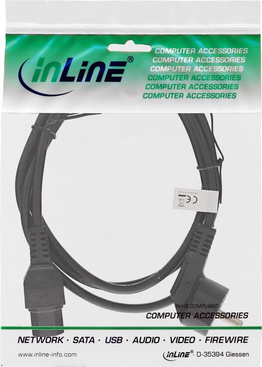 Produktbild InLine Netzkabel Schukostecker (3 m)