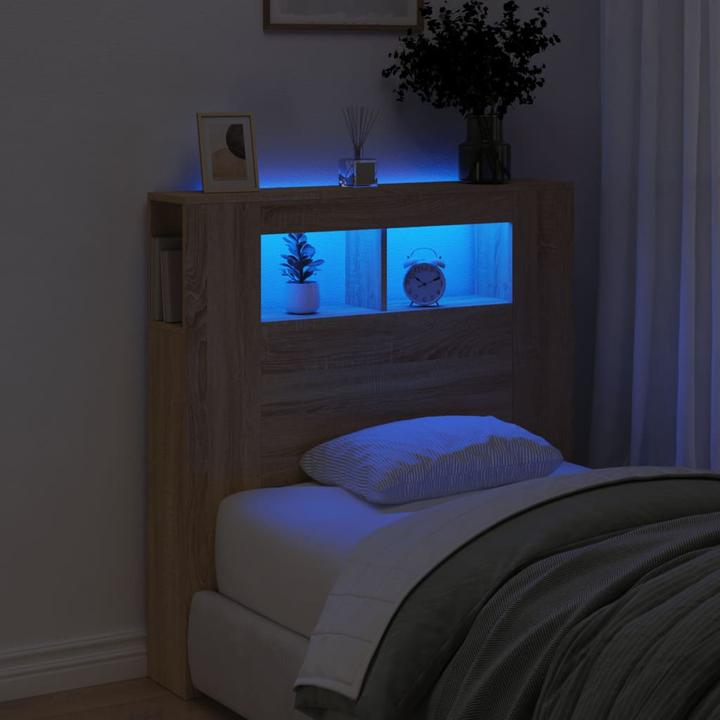 Produktbild VidaXL LED-Kopfteil (160 x 18.5 x 103.5 cm)