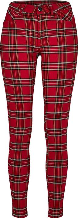 Produktbild Urban Classics Ladies Skinny Tartan Pants (30)