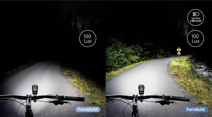 Immagine prodotto Fischer Faro per bicicletta a LED a batteria Nero