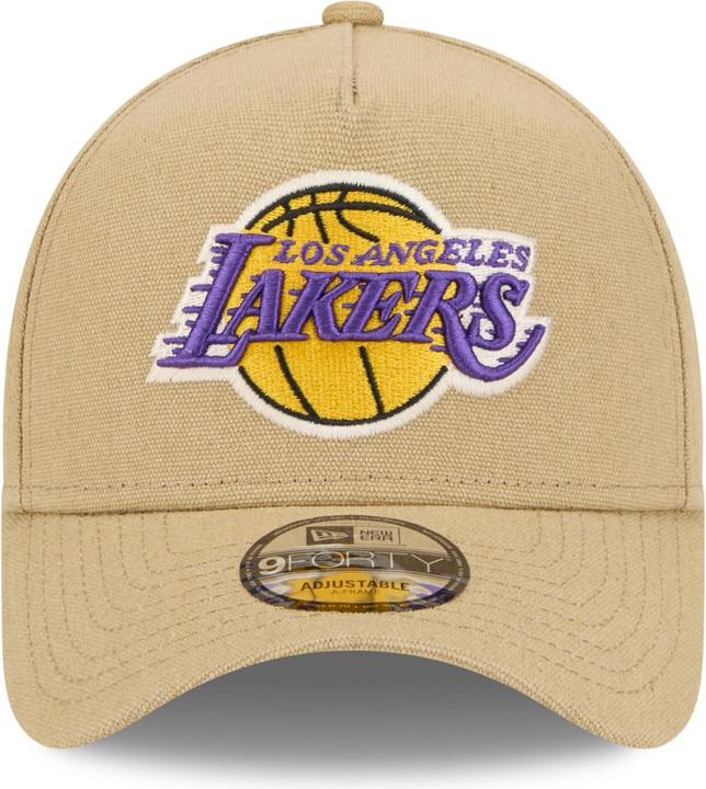 Immagine prodotto New Era Cappellino A-Frame Trucker in lino Los Angeles Lakers beige (Taglia unica)