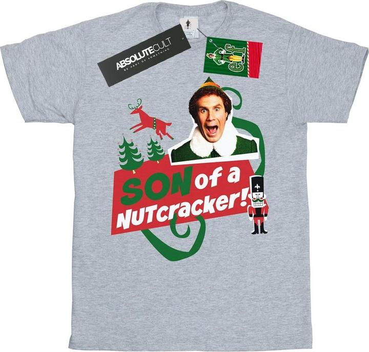 Produktbild Elf Son Of A Nutcracker Boyfriend Fit TShirt (M)