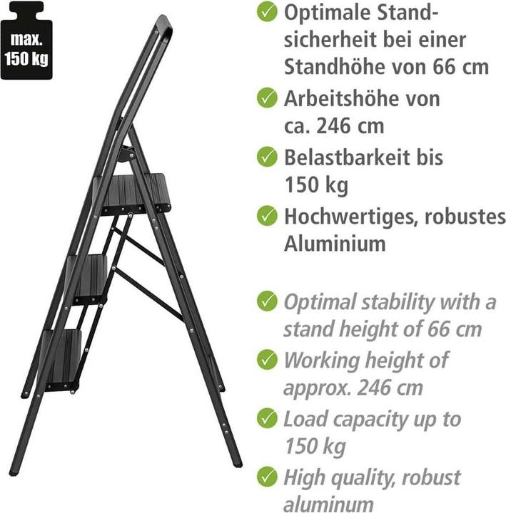 Actual product image Wenko Folding step (Stile, 106.60 cm)