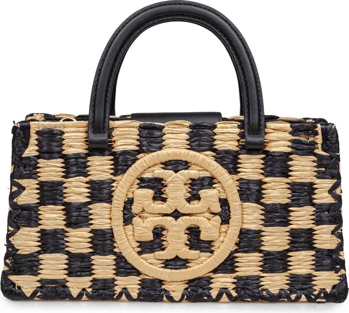 Tory Burch ella east-west crocheted handbag