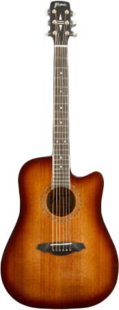 Immagine prodotto Framus FD 14 M Dreadnought con Cutaway e EQ Presys II (Chitarra occidentale, Fianchi e fondo in mogano (Entandrophragma cylindricum), Tastiera in ebano Tigerstripe, Ponte in ebano Tigerstripe, barra ossea compensata, Perni del ponte in ebano, Sella in osso, piano in mogano massiccio (Entandrophragma cylindricum))