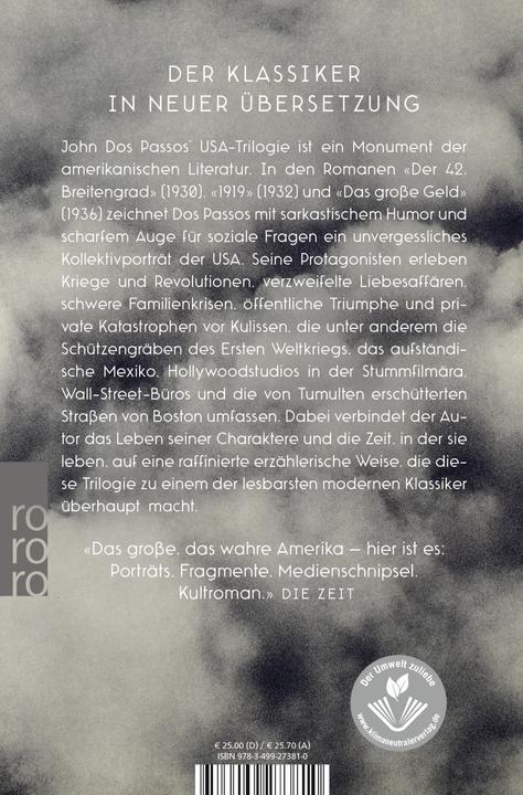Image du produit USA-Trilogie (Allemand, John Dos Passos, 2021)