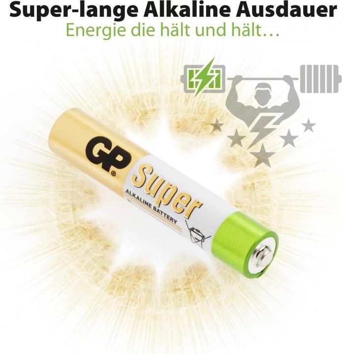 Actual product image GP Batteries Super Alkaline AAAA (2 pcs., AAAA, 525 mAh)