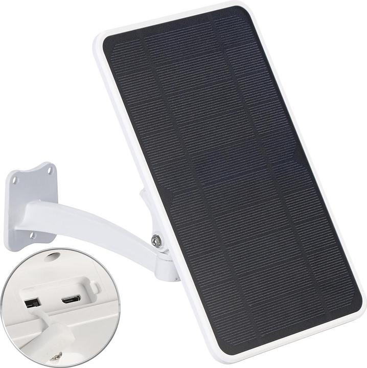 Immagine prodotto VisorTech Pannello solare da 5,5 Watt con powerbank da 5.000 mAh, 5V (5.50 W, 0.58 kg)
