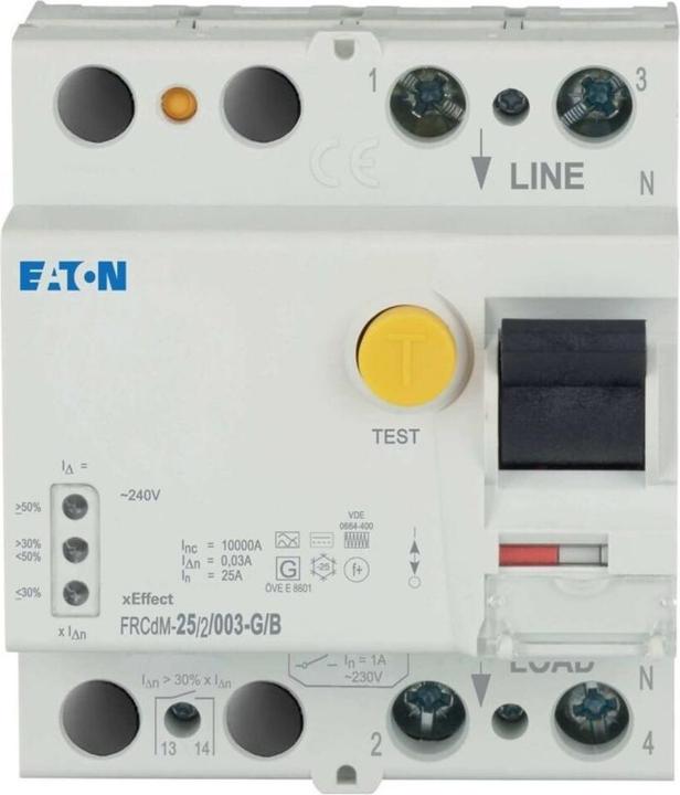 Actual product image Eaton RCD FRCdM-25/2/003-G/B 25A Sensitivity G/B 300638