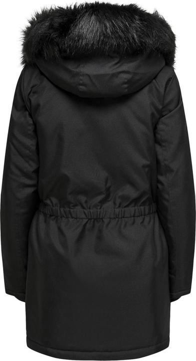 Actual product image Only Hood with detachable faux fur trim Ribbed cuffs Parka Long parka (XXS)