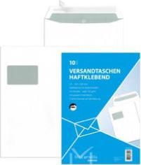 Actual product image Mailmedia Offset white envelope, C4, with window (10 x)