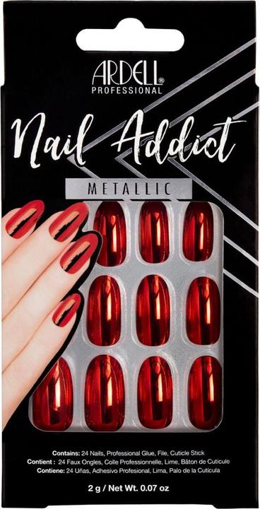 Immagine prodotto Ardell Nail Addict - Nail Addict Red Metallic (Metallico, Rosso)