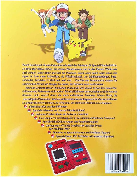 Immagine prodotto Pokémon Edizione Gialla, Rossa e Blu - Guida ufficiale del gioco GAME BOY - NUOVO