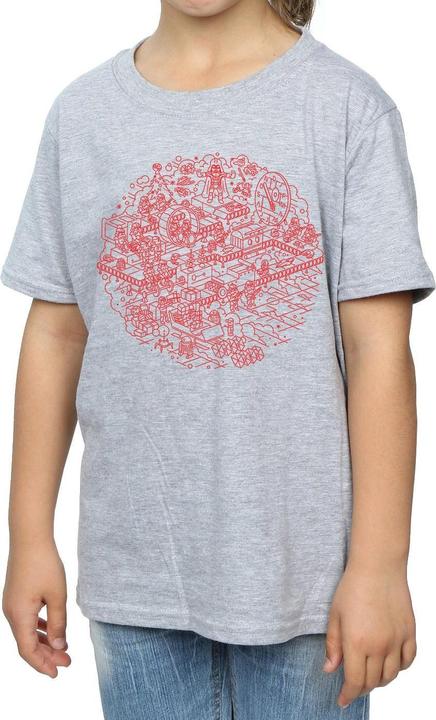 Immagine prodotto Star Wars Christmas Death Star Maglietta Ragazze (128)
