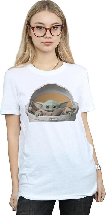 Immagine prodotto Star Wars The Mandalorian The Child Pod Maglietta Ampia Donna (XXL)