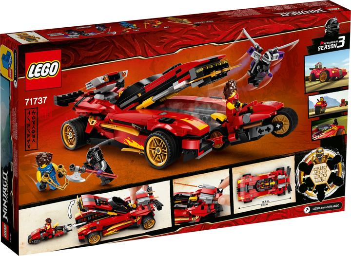 Immagine prodotto LEGO X-1 Ninja Supercar (71737, LEGO Ninjago)