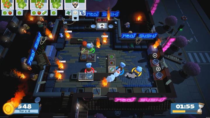 Actual product image Team17 Overcooked! + Overcooked! 2 (Switch, Switch Lite, Switch OLED, DE)