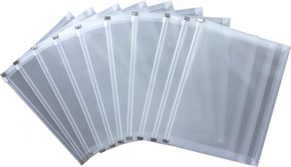 Actual product image Herba-Plastic Slide fastener folder A5 landscape XL 10 pcs. (A5, 10 x)