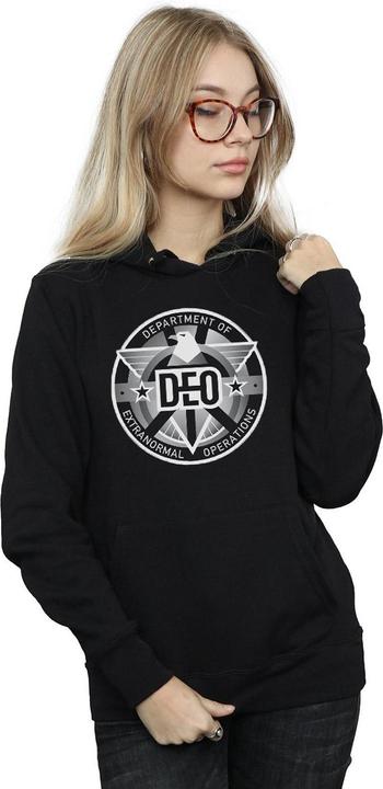 Immagine prodotto Supergirl TV Series Deo Crest Felpa con Cappuccio Donna (XL)