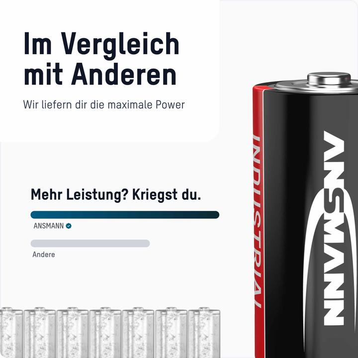 Image du produit Ansmann Bébé industriel Alkali-Manganèse (10 pcs, C, 7200 mAh)