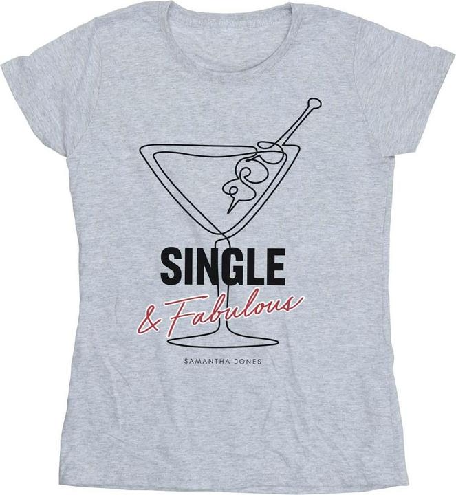Image du produit Sex and the City - T-shirt SINGLE AND FABULOUS - Femme (S)