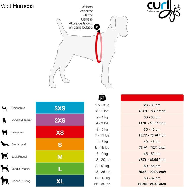 Image du produit Curli Linge de table Merino (XS, Chien, Général, Promenade)