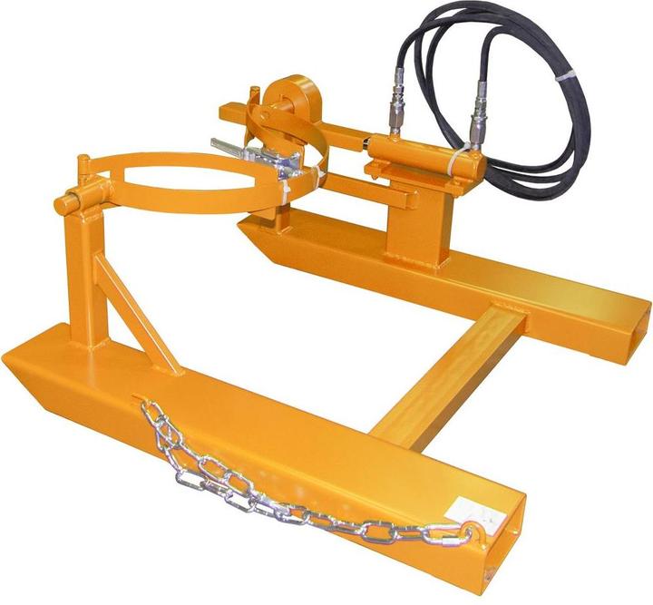 Image du produit eurokraft pro Chantier à fûts, procédure de basculement par système hydraulique de gerbeur
