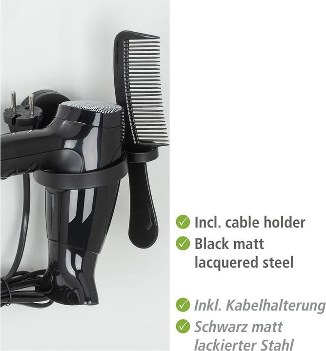 Actual product image Wenko Hairdryer holder Static-Loc Plus Pavia