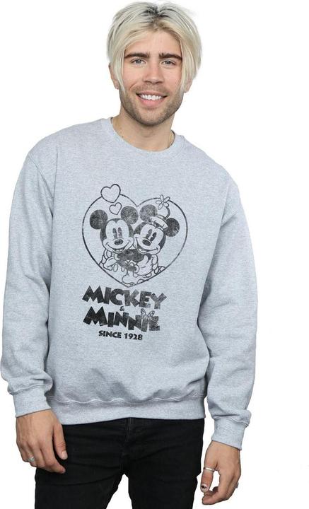Immagine prodotto Disney Mickey And Minnie Mouse Since 1928 Felpa Uomo (M)