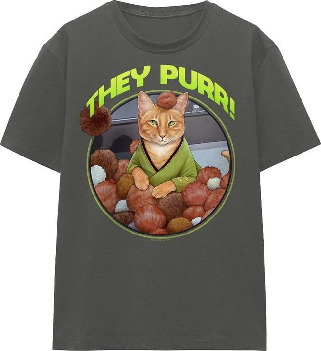 Actual product image Unisex Adult The Purr T-Shirt (M)