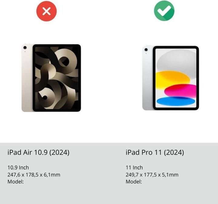Productafbeelding Dux Ducis Unid beschermhoes iPad Pro 11 (2024) - Zwart (iPad Pro 11 2022 (4e generatie), iPad Pro 11 2024 (M4), iPad Pro 11 2021 (3e generatie), iPad Air 2022 (5e gen))