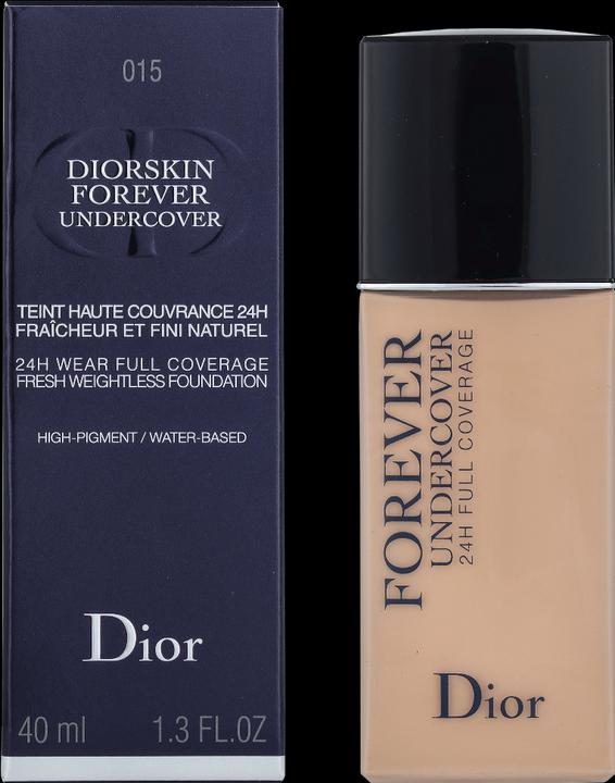 Actual product image Dior Diorskin Forever Undercover 24H (015 Tender Beige)