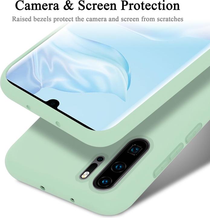 Actual product image Cadorabo TPU Liquid Silicone Case Cover (Huawei P30 Pro)